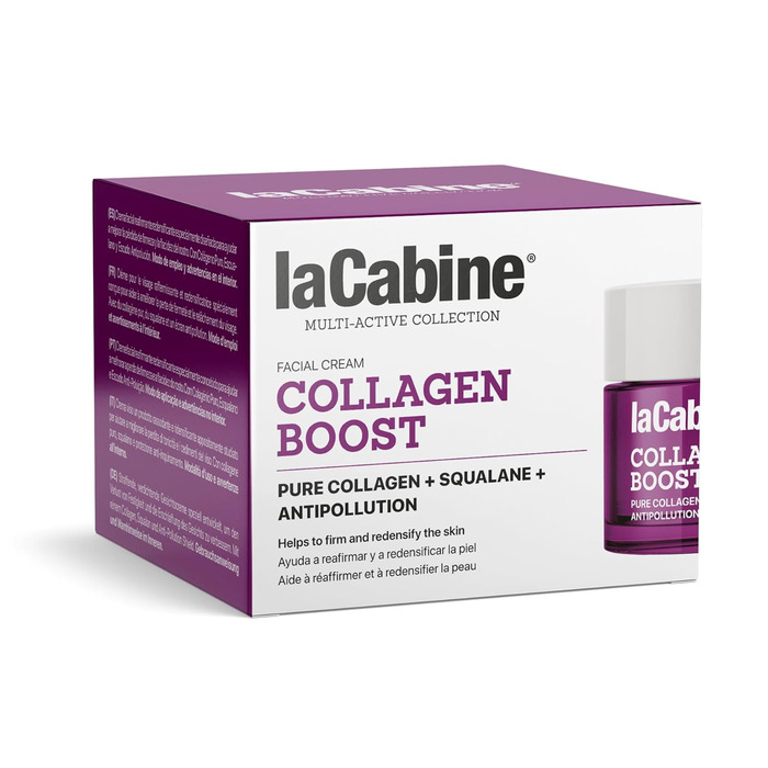 Колагеновий крем для обличчя Collagen Boost 50 мл Підтягуючий догляд з колагеном та пептидами Покращує еластичність, бореться з втратою пружності шкіри та чітко окреслює контури обличчя