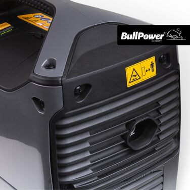 Бензиновий цифровий інверторний генератор потужністю 2000 Вт, 230 В, 12 В, 2 USB-порти - 4-тактний - 3,4 к.с. - РК-дисплей, 2200L -