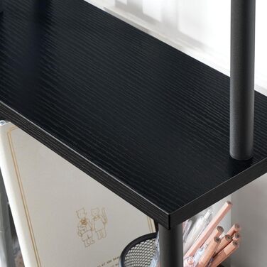 Стійка для спецій HOOBRO, кухонна полиця, 3-рівнева стійка для зберігання, органайзер для столу, для кухонної стільниці, столу, кабінету, офісу, чорна EBB02TL01