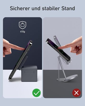 В-1 Cube з зарядною станцією MagSafe, бездротовим зарядним пристроєм для iPhone на 15 Вт, індуктивною зарядною станцією для Apple