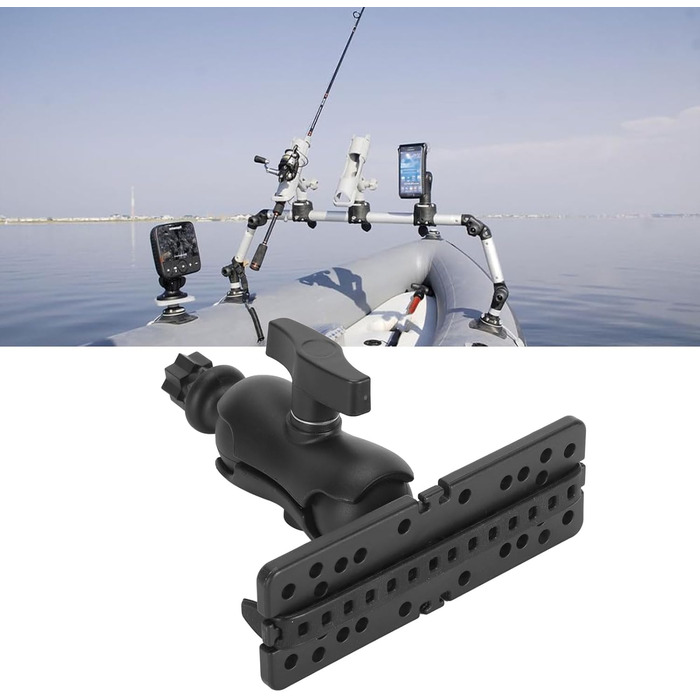 Монтажна база ехолота Annadu, універсальна монтажна пластина, поворотний м'яч на 360 градусів, шестигранна основа, електроніка, кріплення для ехолота, легке встановлення, морський, човен, байдарка, аксесуари