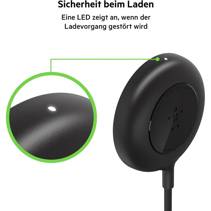 Магнітний бездротовий зарядний пристрій (мережевий зарядний пристрій потужністю 20 Вт з кабелем довжиною 2 м у комплекті, для iPho