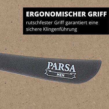 Чоловіча бритва для волосся та бороди PARSA, набір з 2 складних бритв із японської нержавіючої сталі, бритва для підстригання бороди перукарський ніж