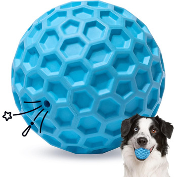 З натурального каучуку, Squeaky Interactive Chew Toy, Robust Dog Ball, Squeaky Dog Balls, Ø 8 см