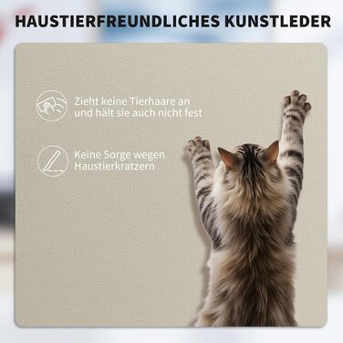 Офісне крісло HOMCOM, ергономічне робоче крісло з регульованою спинкою, підставкою для ніг, поворотне крісло з регульованою висотою зі штучної шкіри, м&39яке комп&39ютерне крісло, бежевий колір