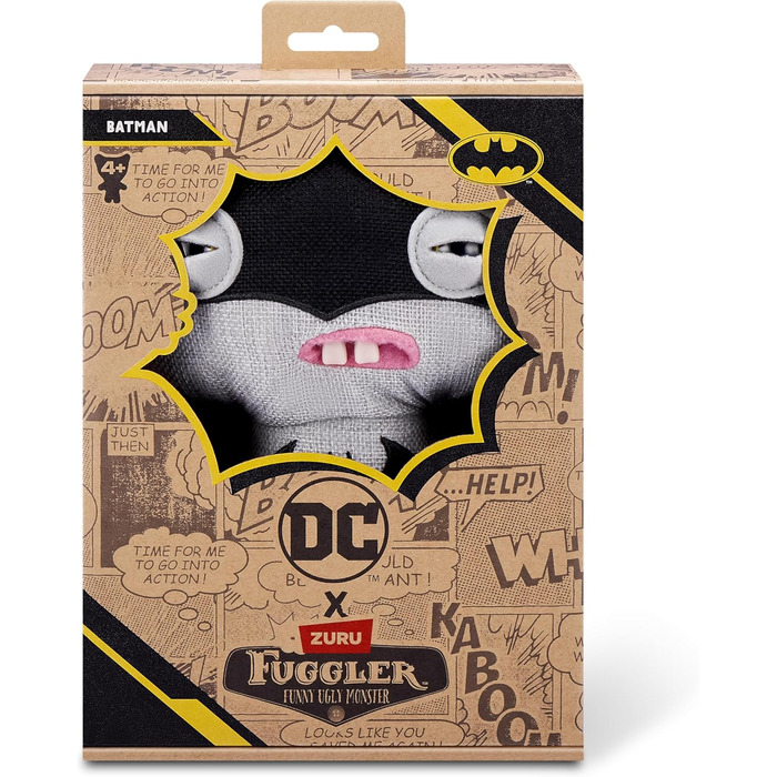 Плюшева іграшка FUGGLER x DC, Бетмен, 23 см