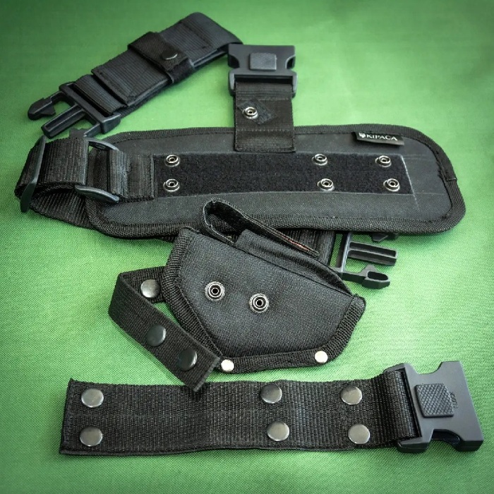 Кобура на стегно для ПМ кордура Kirasa чорна(Арт.KI282)
