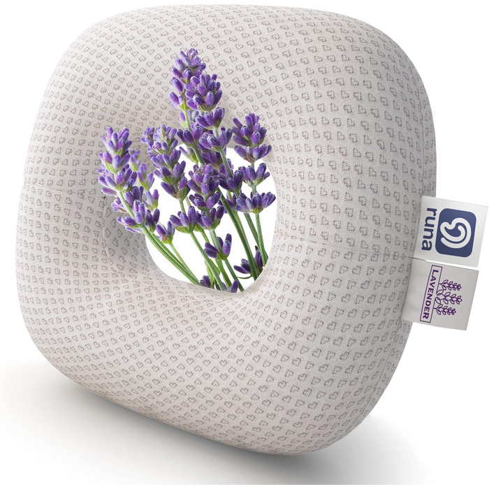 Подушка для пірсингу Lelekka Runa з отвором посередині для полегшення болю у вусі, включаючи 2 чохли. Подушка-пончик з отвором, подушка для зняття тиску.