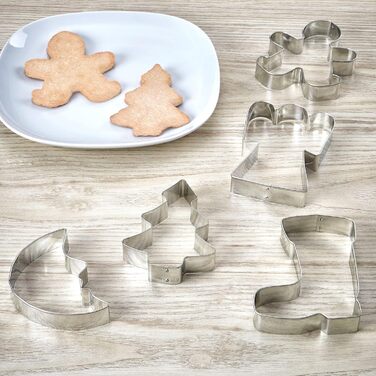 Набір різдвяних формочок для печива 5 шт Grizzly