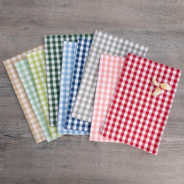 Скатертина FILU 140 x 240 см синя/біла в клітинку (колір і розмір на вибір) - високоякісна скатертина з 100 бавовни 140 x 240 см т