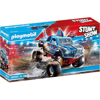 Трюкове шоу PLAYMOBIL 70550 Монстр-трак Акула, для дітей віком 4-10 років