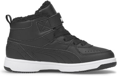 Дитячі кросівки PUMA Rebound Joy FUR Jr Unisex (приталені) 375477 Чорний 28 EU Puma Чорний Puma Білий