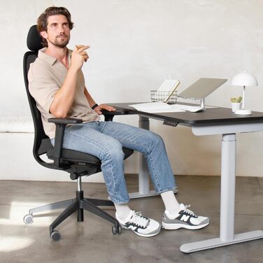 Каркас столу з регулюванням висоти, каркас столу з електричним регулюванням висоти, сертифікований TV, стіл з регулюванням висоти та подвійною моторною системою, 7-річна гарантія, платиново-сірий