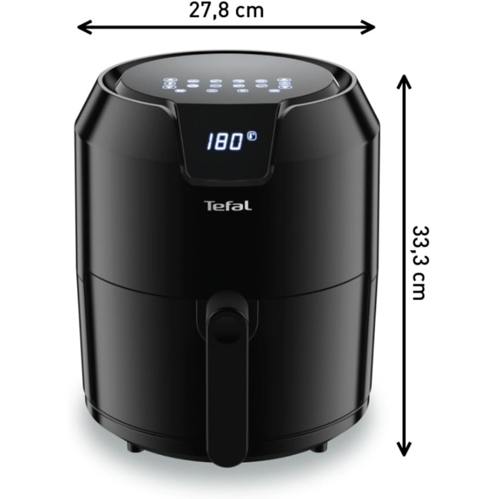 Фритюрниця Tefal EY4018 Easy Fry Precision XL Фритюрниця 1500 Вт 4,2 л на 6 порцій 8 автоматичних програм цифровий дисплей енергоз