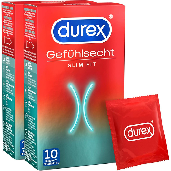 Презервативи Durex Natural Slim, 20 шт