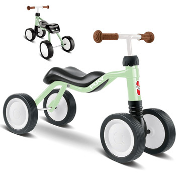 Безпечний розсувний транспортний засіб Для малюків від 1,5 років З поворотною віссю Безпечні ручки на кермі Всередині та зовні Кол