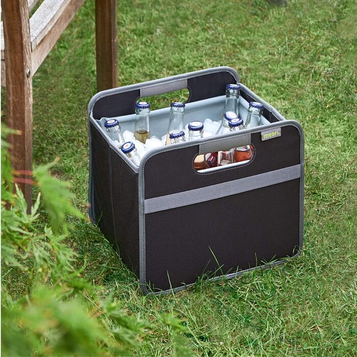 Вставка для умивальника meori для складних ящиків SL, сіра, 15 літрів, зварні шви, захист від протікання, складана, кемпінгова раковина, компактна