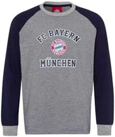 Піжама ФК Баварія Мюнхен Дитяча Смугаста Синьо-сіра 152
