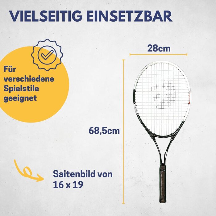 Тенісна ракетка XT-Power PRO 27" найлегша 250 г L3 для початківців алюміній + графіт діти підлітки дорослі у комплекті фірмовий чохол голова 105" XL sweet spot оригінал 2025