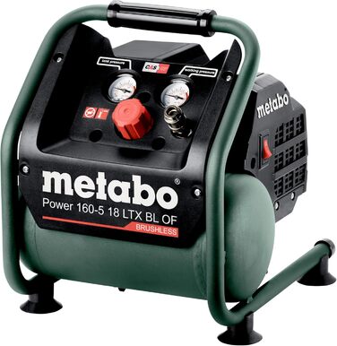 Акумуляторний компресор Metabo Power 160-5 18 LTX BL 18V - коробка - 601521850