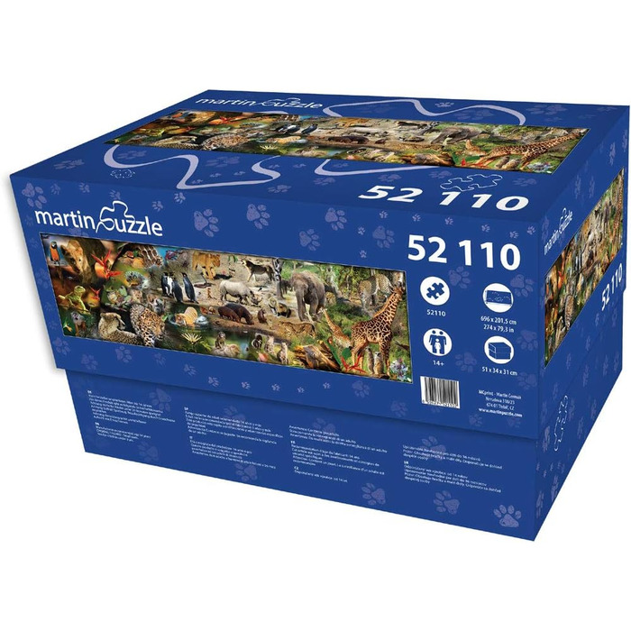 Пазл 50000 елементів (всього 52110). Перший пазл, який містить понад 50 000 елементів