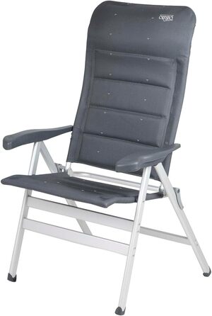 Крісло для кемпінгу Crespo XXL AL/238-DL, темно-сіре, одномісне