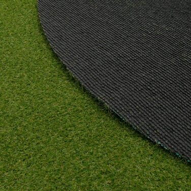 Розкішний газонний килим зі штучною травою Wembley Green Round у 5 розмірах 100 см круглий
