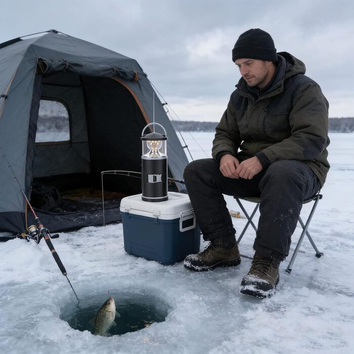 Світлодіодний кемпінговий ліхтар Cocoarm з набором інструментів, освітлення на 360 градусів, аварійний червоний сигнальний ліхтар, портативний, для кемпінгу та риболовлі