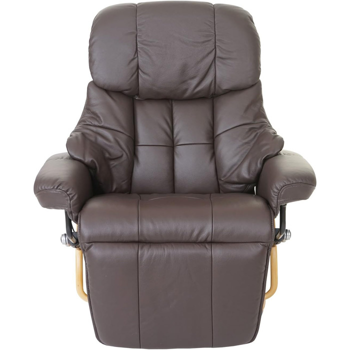 Крісло для відпочинку Robas Lund Calgary 2, коричнева шкіра, 64021BN5 коричневий/натуральний