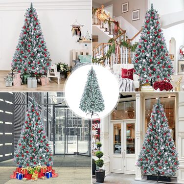 Штучна ялинка з ефектом сніга 160 см Homewit