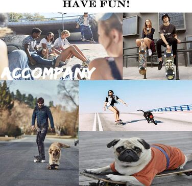 Скейтборд для дорослих повна дошка 31 x 8 дюймів з кульковими підшипниками ABEC-7 7-шаровий клен для початківців дітей та дорослих