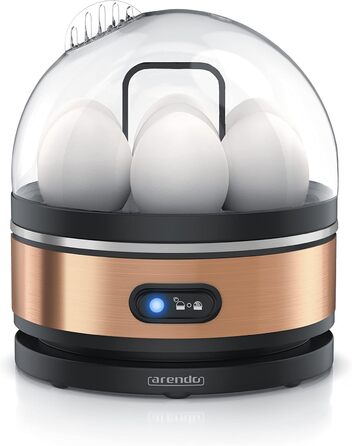 Яйцеварка 400 Вт - конструкція з нержавіючої сталі - 1-7 яєць - яйцеварка - перемикач функцій - 3 ступені твердості на вибір - фун