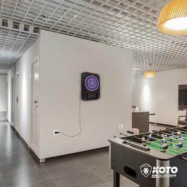 Електронна мішень для дартсу Royal 580, 6 м&39яких дротиків, 36 ігор, понад 580 варіацій, для 1-8 гравців