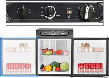 Холодильник для будинку на колесах, газовий холодильник кемпінговий, холодильник 12В 230В газовий для каравану, будинку на колесах