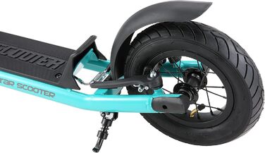 Дитячий педальний самокат від 5 років City Kick Scooter Повітряні шини регульовані по висоті 10-дюймові нове покоління м'ята