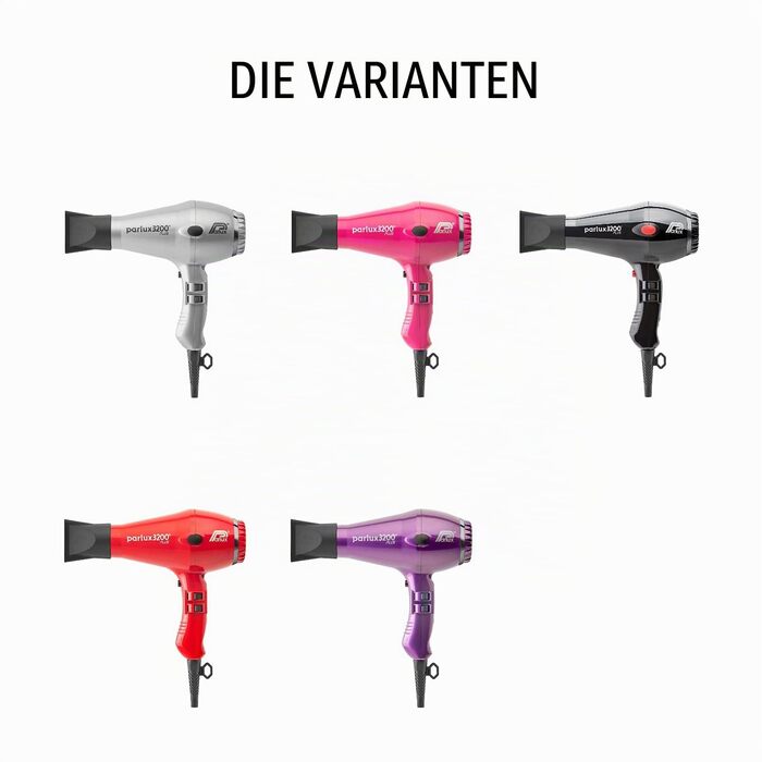 Фен Parlux 3200 Plus, Fuchsia