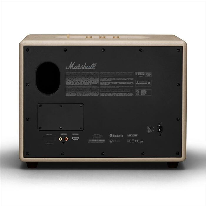 Бездротова колонка Marshall Woburn III Bluetooth, бездротова - домашня колонка з кремовим відтінком