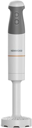 Ручний блендер Kenwood Kitchen Nuchils Triblade XL HBM40.306WH, ручний блендер зі знімною ніжкою блендера з нержавіючої сталі з 3-лезовим лезом для швидшого приготування пюре, 850 Вт, білий/сірий