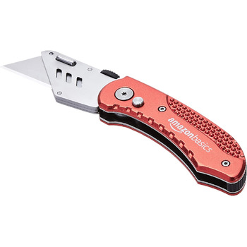 Ніж складаний, складаний ніж, легкий алюмінієвий корпус, червоний