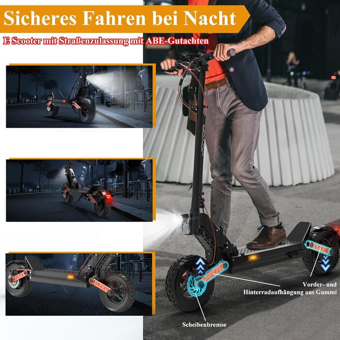 Серії S, електричний самокат, пробіг 40-90 км, 48/60V 13/18/26Ah, з подвійною амортизацією спереду і ззаду, складний самокат E поз