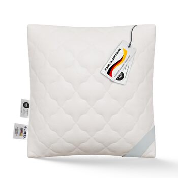 Подушка BEFA NATUR з верблюжої шерсті 80x80 см, наповнювач 100 верблюжа шерсть, бавовняний чохол, Oeko-TEX клас 1, виготовлена в Німеччині, гіпоалергенна