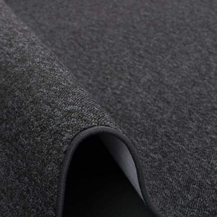 Велюровий килим Snapstyle Gourmet Runner Strong Black Grey в 9 розмірах 80x160 см