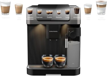 Кавомашина GRUNDIG KVA 7230, 10 видів напоїв, 19 бар