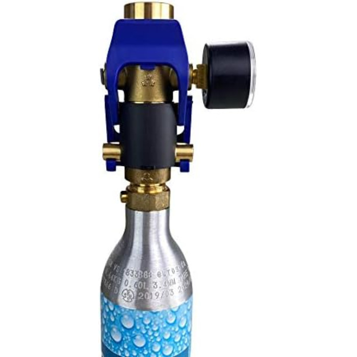 Новий адаптер групи води підходить для регулятора тиску CO2 для Grohe Blue & BubbleBox для балона CO2 вагою 425 г
