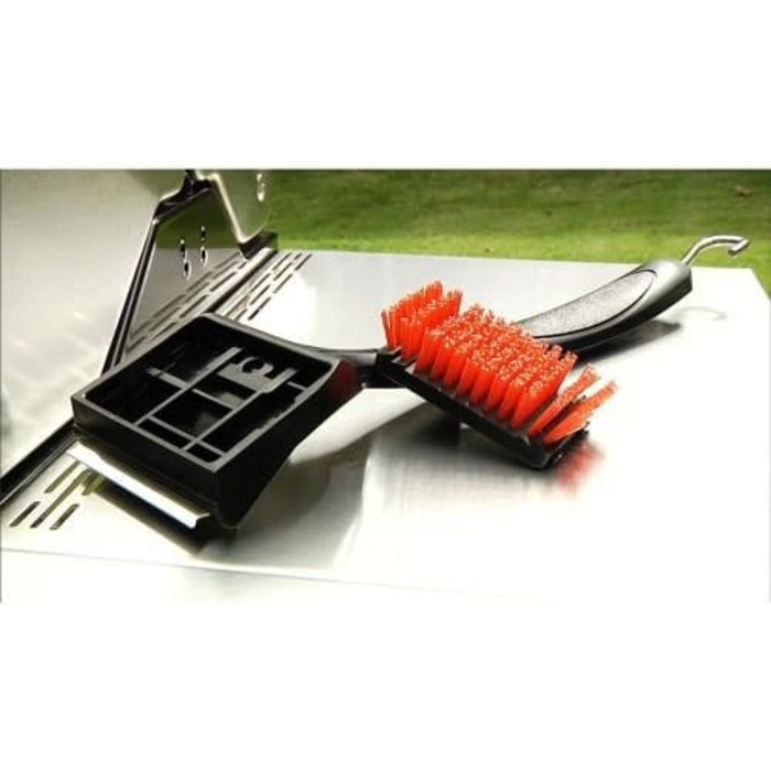Щітка для гриля Char-Broil 2-в-1 Cool-Clean (нейлон) та змінна насадка Hot-Clean для преміум-щітки