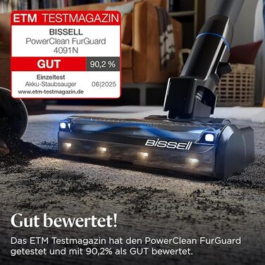 Акумуляторний пилосос Bissell PowerClean FurGuard 280W 4091N