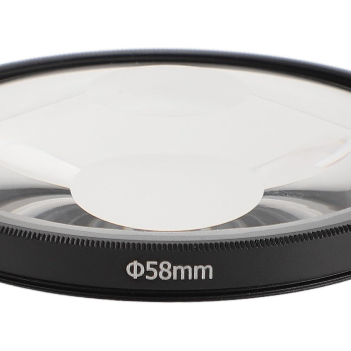 Міліметровий призматичний фільтр обєктива, призматичний обєктив із тунельним спотворенням зору, фільтр ефекту розмиття вихрової призми, спіральний гало-фільтр обєктива камери для фотографії, 55-