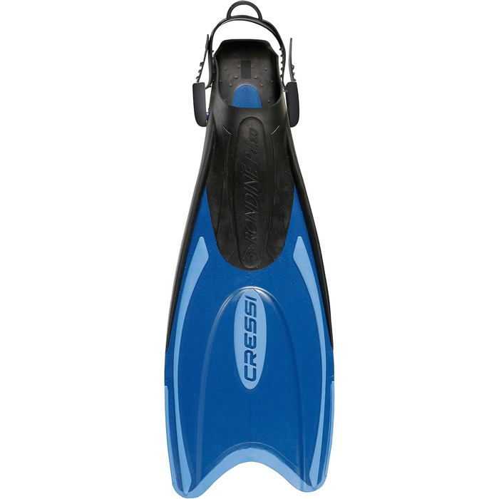 Набір для підводного плавання Cressi Big Eyes Evo Alpha Ultra Dry з трубкою та маскою для дайвінгу Palau - ласти преміум-класу унісекс для підводного плавання, синій/світло-блакитний, S/M (38/41)