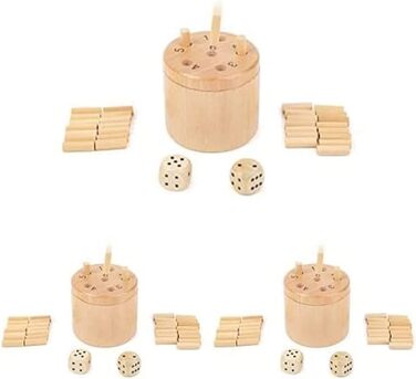 Логічна гра для 2-6 осіб, настільна гра для всієї родини, віком від 5 років, 11365, упаковка з 3 шт., 6 Out