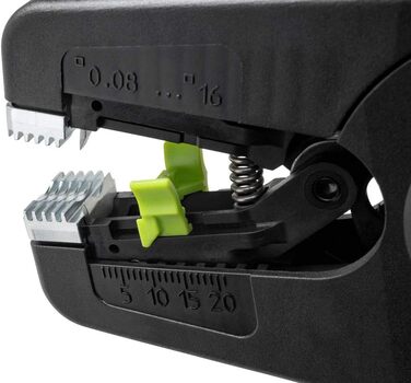 Стрипер для кабелів MultiStrip 16 (переріз від 0,08 до 16 мм, з вбудованим різаком та двокомпонентною рукояткою) 707 040